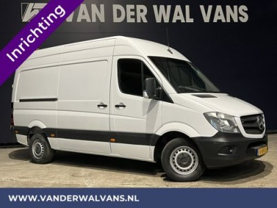 Mercedes-Benz Sprinter 316 CDI 164pk **BPM VRIJ voor de Ondernemer** L2H2 inrichting Euro6 Airco | 2800kg Trekhaak | Cruisecontrol Parkeersensoren, Omvormer, chauffeursstoel