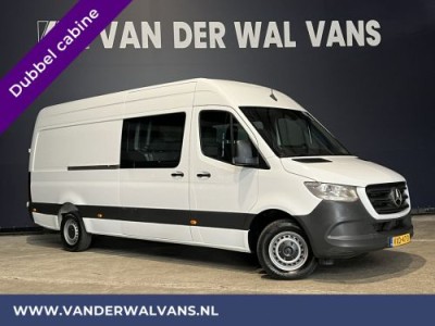 Mercedes-Benz Sprinter 317CDI 170pk L3H2 Dubbele cabine Euro6 Airco | 6-zits | MBUX | Camera | Trekhaak Cruisecontrol , Chauffeursstoel, Stoelverwarming