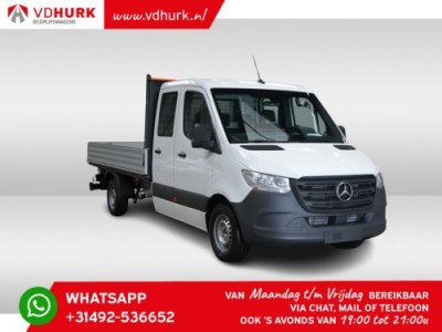 Mercedes-Benz Sprinter 317 CDI Aut. L3 DC Dubbel Cabine 7P./ Open laadbak/ 3.5t Trekverm./ Pick up/ 10 MBUX