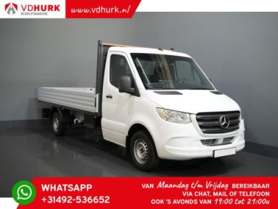 Mercedes-Benz Sprinter 317 CDI Aut. L3 Open laadbak/ 3.5T Treverm/ MBUX/ 4.3m bak/ Stoelverw./ Cruise/ Trekhaak