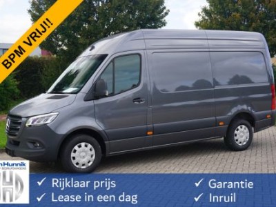 Mercedes-Benz Sprinter 317CDI Pro L2H2 BPM VRIJ!! 10.25 Mbux Navi, Cam, Gev. Stoel, 3.5T Trekhaak, LED!! NR. 324