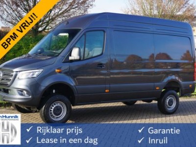 Mercedes-Benz Sprinter 319CDI L2H2 4x4 BPM VRIJ!! LED, 10.25 Mbux, Camera, Distronic, Gev Stoel!! NR. 601