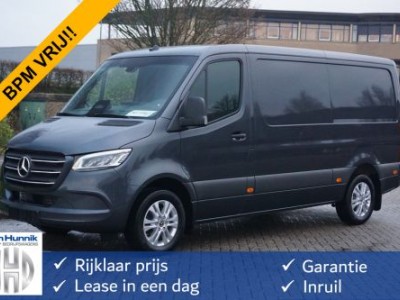 Mercedes-Benz Sprinter 319CDI Select L2H1 BPM VRIJ!! 10.25 Mbux, ACC, LED, 3.5T Trekhaak, 17 LM!! NR. 662