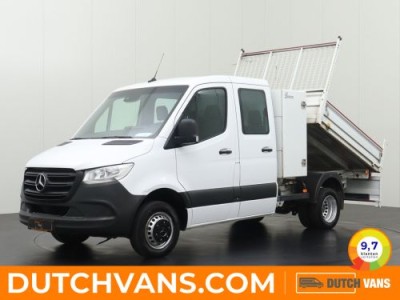 Mercedes-Benz Sprinter 514CDI 7G-Tronic Automaat Dubbele Cabine Kipper | 3500Kg Trekhaak | Toolbox | 7-Persoons | Airco | Cruise