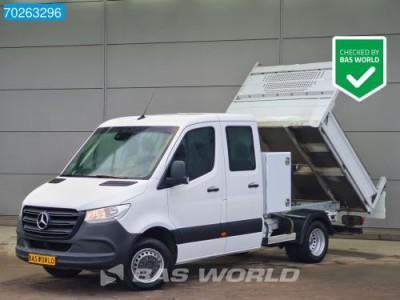 Mercedes-Benz Sprinter 514 CDI Automaat Dubbel Cabine Kipper 3.5t trekhaak Airco Cruise Tipper Kieper Benne m3 Airco Dubbel cabine Trekhaak Cruise cont