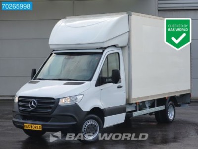 Mercedes-Benz Sprinter 514 CDI Automaat Laadklep Dubbellucht Airco Cruise Bakwagen Meubelbak Koffer 19m3 Airco Cruise control