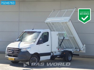 Mercedes-Benz Sprinter 514 CDI Kipper met kist 3500kg trekhaak Airco Cruise Tipper Benne Kieper Airco Cruise control