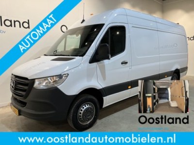 Mercedes-Benz Sprinter 515 CDI L3H2 RWD Automaat / Euro 6 / GVW 5.000 KG / Trekhaak 3500 KG / Dubbel Lucht / Tacho / Airco /  Camera / 2.100 KM !! C-Rijbewijs