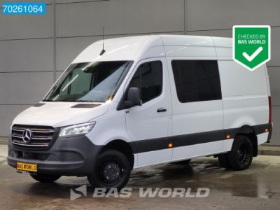 Mercedes-Benz Sprinter 517 CDI Automaat Dubbellucht L2H2 Trekhaak LED Airco Cruise Navi Camera 10m3 Airco Trekhaak Cruise control