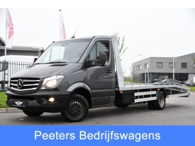 Mercedes-Benz Sprinter 519 3.0 CDI V6 Oprijwagen Cruise, Automaat, 3500KG Trekgewicht, 1200KG Laadgewicht, NAVI, 190PK, UNIEK!