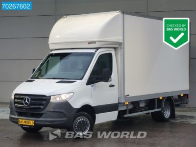 Mercedes-Benz Sprinter 514 CDI Dubbellucht Bakwagen laadklep Zijdeur Airco Cruise Koffer Meubelbak 21m3 Airco Cruise control