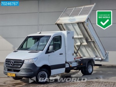 Mercedes-Benz Sprinter 514 CDI Kipper met Kist 3500kg trekhaak Airco Cruise Tipper Kieper Benne Airco Trekhaak Cruise control