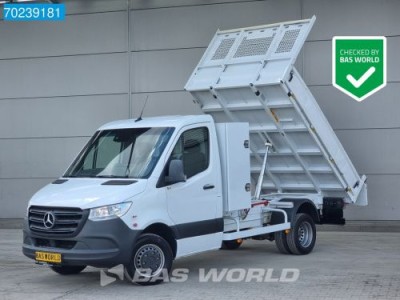 Mercedes-Benz Sprinter 514 CDI Kipper met kist 3.5T trekhaak Airco Cruise Euro6 Nwe model Airco Trekhaak Cruise control