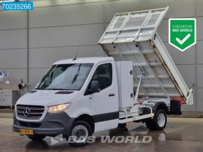 Mercedes-Benz Sprinter 514 CDI Kipper met kist 3500kg trekhaak Airco Cruise Tipper Benne Kieper Airco Trekhaak Cruise control