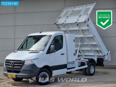 Mercedes-Benz Sprinter 514 CDI Kipper met kist 3500kg trekhaak Airco Cruise Tipper Benne Kieper Airco Trekhaak Cruise control