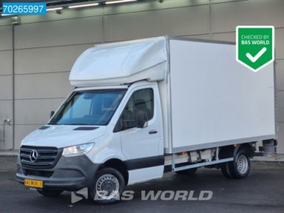 Mercedes-Benz Sprinter 514 CDI Laadklep Dubbellucht Bakwagen Airco Cruise MBUX Koffer Meubelbak 19m3 Airco Cruise control