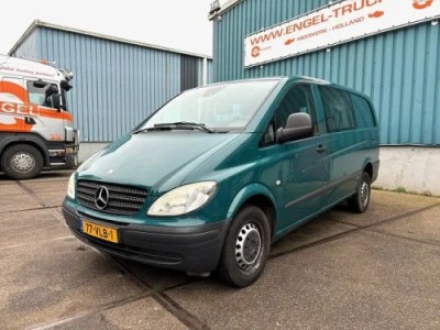 Mercedes-Benz Vito 111CDI AUTOMATIC DUBBELE CABINE ORIGINAL DUTCH / APK/TUV 22-11-2025 (5-SEATER / AIRCONDITIONING / CENTRAL LOCK / ETC.)