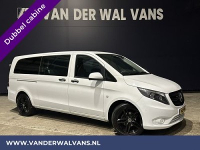 Mercedes-Benz Vito 114 CDI 136pk **BPM VRIJ voor de Ondernemer** L3H1 Dubbele cabine Euro6 Airco | Camera | Navigatie | LM Velgen Cruisecontrol, Trekhaak, Parkeersensoren, 5-Zits