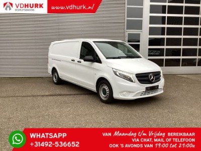 Mercedes-Benz Vito 116 CDI Aut. L3 XL LED/ 2x Schuifdeur/ Standkachel/ Stoelverw/ Carplay/ Camera/ Cruise/ Trekhaak