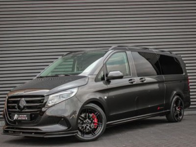 Mercedes-Benz Vito 119 CDI L3 SPORT DUBBEL CABINE / DC / BPM VRIJ / FULL BLACK / 2X SCHUIFDEUREN / AMG / VERLAAGD / APPLE CARPLAY