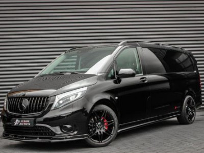 Mercedes-Benz Vito 220PK EXTRA LANG JB-EDITION FULL BLACK / AMG / SPOILER / VERLAGINGSVEREN / NAVIGATIE / CLIMATE CONTROL/ FULL