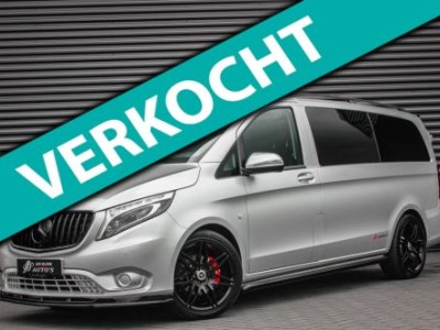 Mercedes-Benz Vito 220PK LANG JB- EDITION FULL BLACK / AMG / SPOILER / VERLAGINGSVEREN / NAVIGATIE / SIDE- BARS / FULL / NAVIGATIE