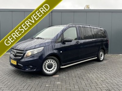 Mercedes-Benz Vito Tourer 114 CDI 136 PK 9G-AUTOMAAT / MAXI / 1e EIG. / DUBBEL CABINE / L3H1 / AIRCO / CRUISE / 6 PERSOONS