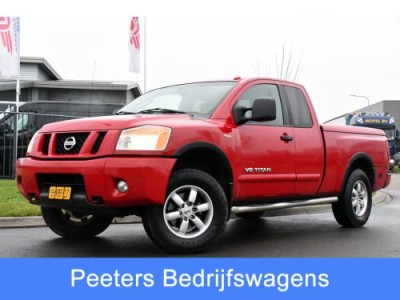 Nissan Titan 4x4 V8 Cruise, Automaat, 320pk, Airco, Stoelverwarming, UNIEK!