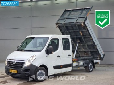 Opel Movano 170PK 3 zijdige Kipper Trekhaak Dubbel Cabine Navi Airco Cruise Tipper Benne Kieper Airco Dubbel cabine Trekhaak Cruise control