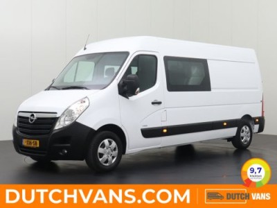 Opel Movano 2.3CDTI 130PK L3H2 Dubbele Cabine 7-Persoons | Navigatie | Airco | Cruise | Trekhaak | Betimmering