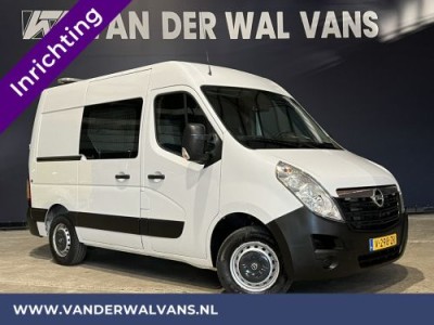 Opel Movano 2.3 CDTI 146pk L1H2 inrichting Euro6 | Aico | 2x Zijdeur | Omvormer Camera, 2500kg Trekhaak, Cruisecontrol, Bijrijdersbank