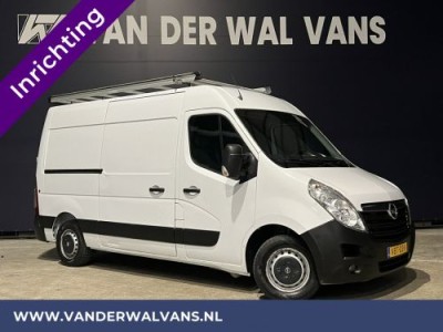 Opel Movano 2.3 CDTI 146pk L2H2 inrichting Euro6 Airco | 2500kg Trekhaak | Imperiaal | Omvormer | Camera Navigatie, Cruisecontrol, Parkeersensoren, Trap, Bijrijdersbank