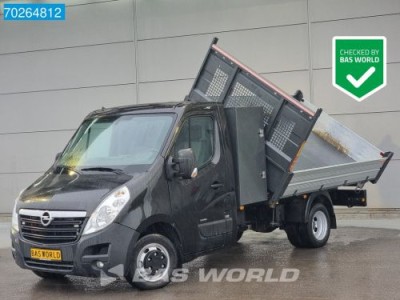 Opel Movano 165PK Euro6 3 zijdige Kipper met Kist 3.5t Trekhaak Airco Cruise Tipper Kieper Benne Airco Trekhaak Cruise control