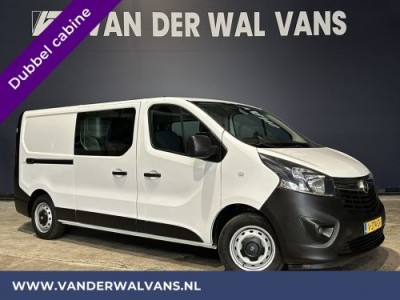 Opel Vivaro 1.6 CDTI 126pk **BPM VRIJ voor de Ondernemer** L2H1 Dubbele Cabine Euro6 Airco | Navigatie | Camera | 5-Zits | cruisecontrol, parkeersensoren, trekhaak