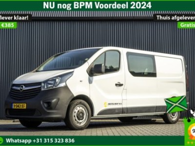 Opel Vivaro **1.6 CDTI L2H1 | 125 PK | Euro 6 | 5-Persoons | Cruise | Navigatie | Airco | DC**