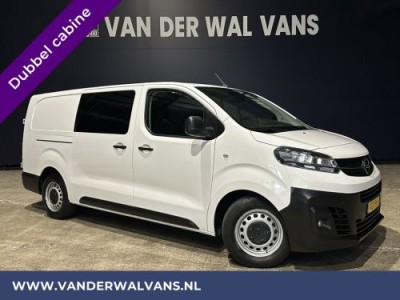 Opel Vivaro 2.0 CDTI 123pk **BPM VRIJ voor de Ondernemer** L3H1 Dubbele cabine Euro6 Airco | 5-Zits | Camera | Navigatie 2500kg Trekhaak, Apple Carplay, Android Auto, Cruisecontrol, Parkeersensoren