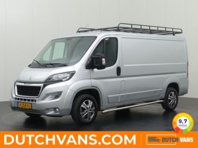 Peugeot Boxer 2.0BlueHDI 130PK Lang Premium | Imperiaal | Trekhaak | Navigatie | Camera | Airco | Cruise | 3-Persoons