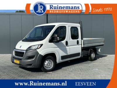 Peugeot Boxer 2.0 BlueHDI EURO 6 / PICK UP / DUBBELE CABINE / 7 PERSOONS / AIRCO / TREKHAAK / DUBBEL CABINE