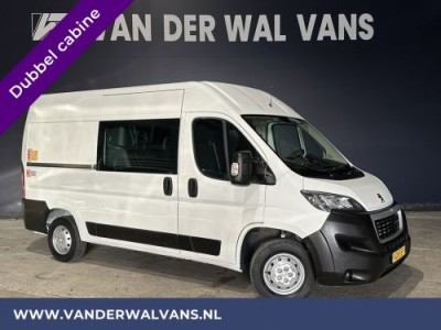 Peugeot Boxer 2.2 BlueHDi 141pk **BPM VRIJ voor de Ondernemer** L2H2 Dubbele Cabine Euro6 *Laadklep* Airco | 6-Zits cruisecontrol