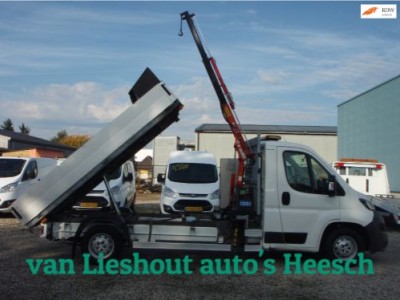 Peugeot Boxer 335 L3 XR Laadkraan en Kipper 116938 km