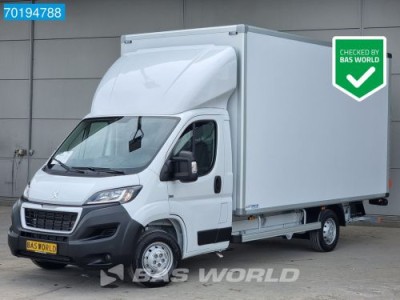 Peugeot Boxer 165PK Laadklep Zijdeur Lat om lat Bakwagen Airco Bluetooth Radio Meubelbak Koffer Gesloten laadbak 21m3 Airco Cruise control