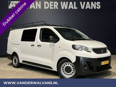 Peugeot Expert 2.0 BlueHDI 123pk L3H1 Dubbele Cabine Euro6 Airco | 2x zijdeur | Imperiaal | Trekhaak | 5-Zits Cruisecontrol, Parkeersensoren