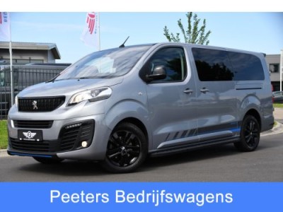 Peugeot Expert 2.0 BlueHDI 180 Long Sport DC 98/350 Limited Edition 360 Camera, Cruise, 177PK, Automaat, Sensoren, LED, Leder, 2 x Schuifdeur, UNIEK!