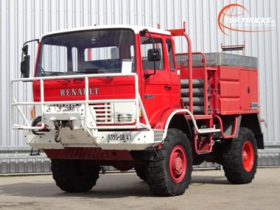 Renault  110-150 4x4 -3.000 ltr -Brandweer, Feuerwehr, Fire - 5t. Lier, Wich, Winde -, Expeditie, Camper