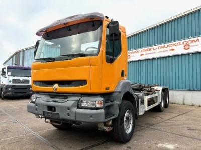 Renault  Kerax 420 DCI 6x4 HOOK-ARM CONTAINER SYSTEM (ZF16 MANUAL GEARBOX / FULL STEEL SUSPENSION / 9.000 KG. FRONT AXLE / REDUCTION AXLE