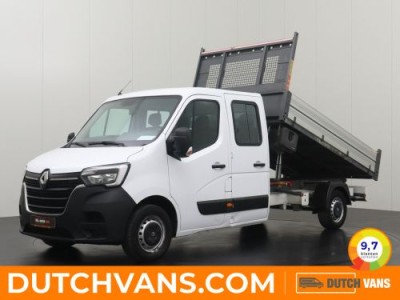 Renault Master 2.3DCI 145PK Dubbele Cabine Kipper | Airco | 6-Persoons | 2500Kg Trekhaak