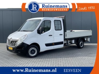 Renault Master 2.3 dCi 131 PK L3 MAXI / PICK UP / DUBBELE CABINE / 7 PERS. / AIRCO / CRUISE / TREKHAAK / DUBBEL CABINE