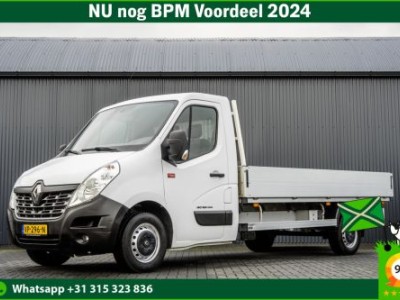 Renault Master 2.3 dCi Open laadbak | 164 PK | 3.90M laadlengte | Cruise | Airco | Trekhaak