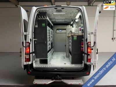 Renault Master SERVICEWAGEN T35 2.3 DCI 135PK L2H2 VICTRON V230 BOTT INRICHTING AIRCO STANDKACHEL TREKHAAK RIJKLAARPRIJS!