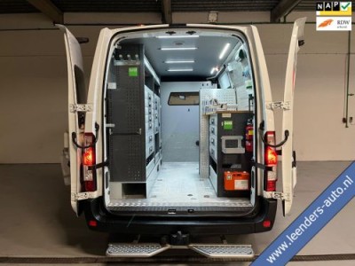 Renault Master SERVICEWAGEN T35 2.3 DCI 145PK EURO6 L2H2 VICTRON V230 BOTT INRICHTING AIRCO STANDKACHEL TREKHAAK RIJKLAARPRIJS!